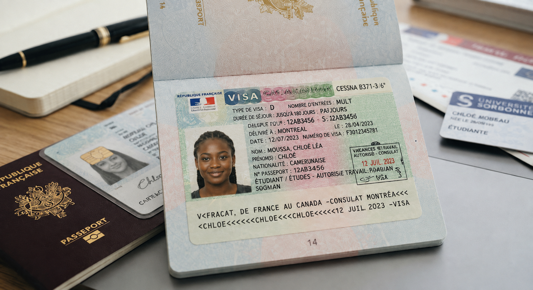 Visa Étudiant